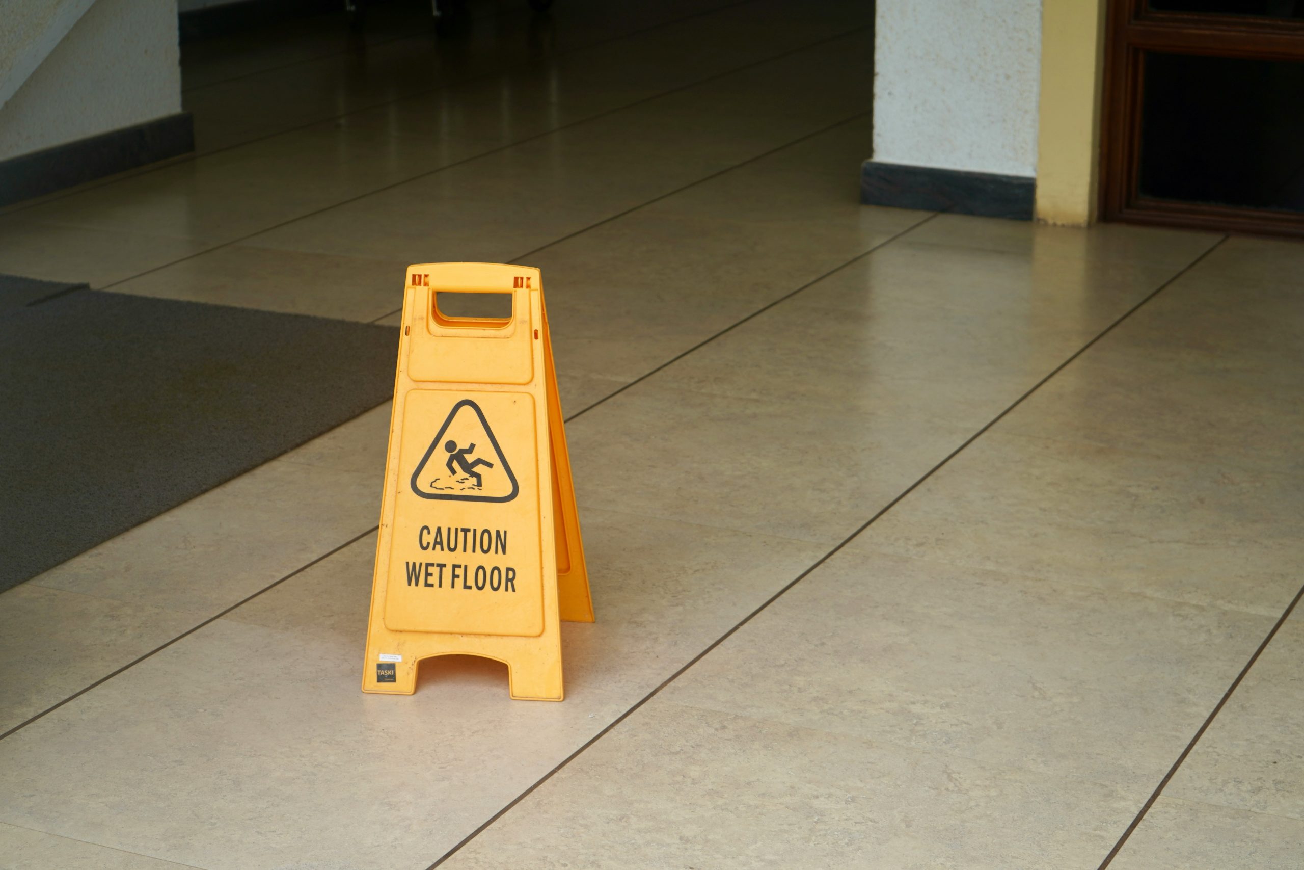Workplace slip and fall accident